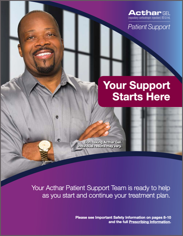 Get the Acthar patient support guide